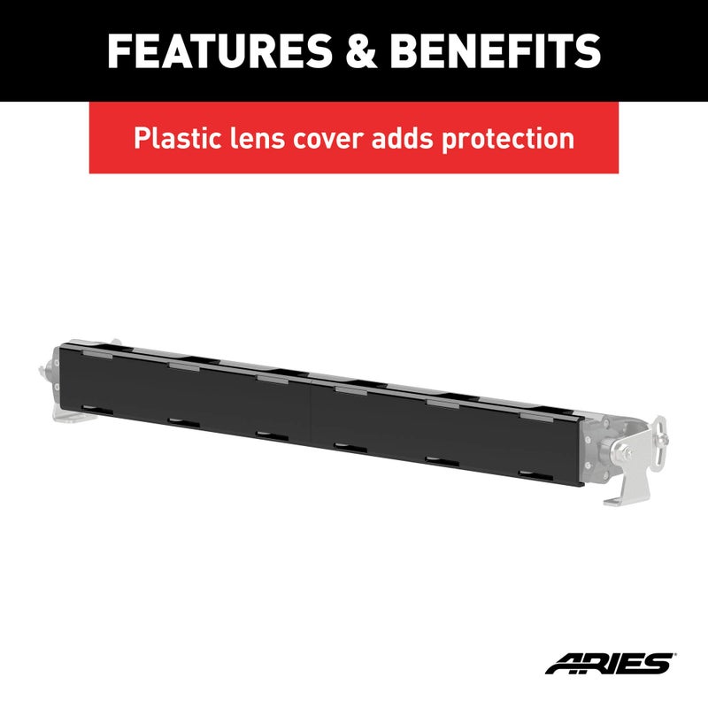Aries 1501263 20-Inch LED Light Bar Covers, 2 Pieces - Image 4